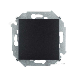 Выключатель
Simon 15,  одноклавишный,  без подсветки,   цвет - графит,  пластмасса,  1591101-038,  Simon
 - PULSAL.RU