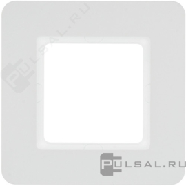 Рамкa
Q.7,  1 пост,   цвет - белый бархат,  вертикальная,  горизонтальная,  пластмасса,  10116189,  1011 61 89,  Berker
 - PULSAL.RU