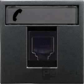 Розетка телефонная RJ12
Zenit,  одинарная,   цвет - антрацит,  пластмасса,  N2217.6 AN,  2CLA221760N1801,  ABB
 - PULSAL.RU