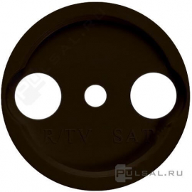Накладка
Шедель,  телевизионная (TV),  спутниковая (SAT),  радио (R),  двойная,   цвет - коричневый,  пластмасса,  B3-064-22,  Bironi
 - PULSAL.RU