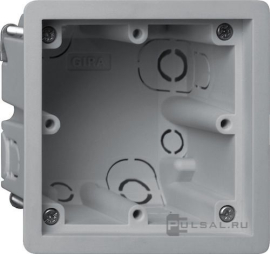 Установочный корпус E22 и E2 для установки заподлицо
E2,  E22,  для полых стен и гипрока,  для сплошных стен,  289600,  2896 00,  Gira
 - PULSAL.RU Установочный корпус E22 и E2 для установки заподлицо
E2,  E22,  для полых стен и гипрока,  для сплошных стен,  289600,  2896 00,  Gira
 - PULSAL.RU