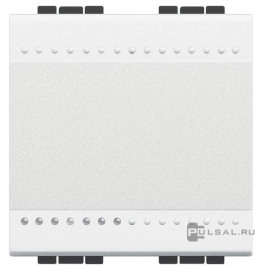 Выключатель
LivingLight,  LivingLight AIR,  одноклавишный,  без подсветки,   цвет - белый,  пластмасса,  N4001M2N,  BTicino
 - PULSAL.RU