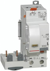Блок дифференциального тока DX³, 2 полюса, 40А,  тип - AC, 30 мА, 410401, Legrand - PULSAL.RU