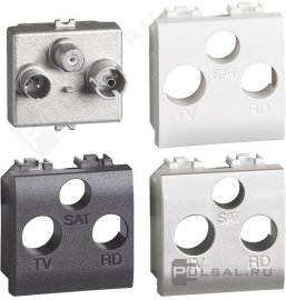 Розетка одиночная
LivingLight,  LivingLight AIR,  телевизионная (TV),  спутниковая (SAT),  радио (R),  тройная,   цвет - антрацит, алюминий, белый,  пластмасса,  LN4210M2D,  BTicino
 - PULSAL.RU