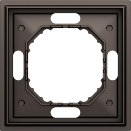 Рамка Podium 
S08,  1 пост,   цвет - мокко,  вертикальная,  горизонтальная,  пластмасса,  DS21153,  Donel
 - PULSAL.RU