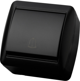 Кнопка 6А
Селигер,  одноклавишный,   цвет - графит,  пластмасса,  IP 44,  SQ1818-0316,  TDM
 - PULSAL.RU