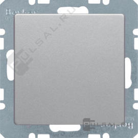 Заглушка с монтажными лапками
Q.1,  Q.3,  Q.7,   цвет - алюминий бархат,  пластмасса,  6710096084,  67 1009 60 84,  Berker
 - PULSAL.RU