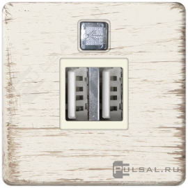 Розетка USB, 2,0 А
Barcelona,  Madrid,  San Sebastian,  Sevilla,  Toledo,  Granada,  Sanremo,  San Sebastian Surface,  USB type-A 5V,  двойная,   цвет - белый (white decape provence collection),  металл,  FD-212USBBD-A,  FEDE
 - PULSAL.RU
