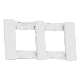 Рамка
Soft Touch,  2 поста,   цвет - белый матовый,  горизонтальная,  пластмасса,  AA4802M2AW,  MEITON
 - PULSAL.RU