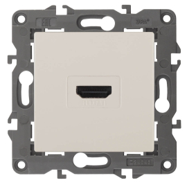 Розетка HDMI
Elegance,   цвет - слоновая кость,  пластмасса,  Б0034333,  14-3114-02,  ЭРА
 - PULSAL.RU