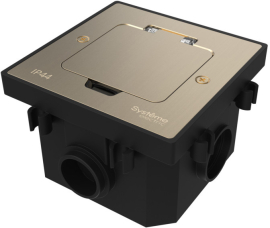 Лючок MultiDesk с монтажной коробкой для бетонных полов (без розеток)
MultiDesk,  W45,  напольная,  1 пост,   цвет - никель,  металл,  IP 44,  MDK20202NC,  Systeme Electric
 - PULSAL.RU Лючок MultiDesk с монтажной коробкой для бетонных полов (без розеток)
MultiDesk,  W45,  напольная,  1 пост,   цвет - никель,  металл,  IP 44,  MDK20202NC,  Systeme Electric
 - PULSAL.RU