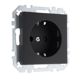 Розетка
Epsilon,  Retro Liregus,  без шторок,  с заземлением,  одинарная,  безвинтовые клеммы,   цвет - черный матовый,  пластмасса,  IKL16-204-01.R/SWM,  LIREGUS
 - PULSAL.RU