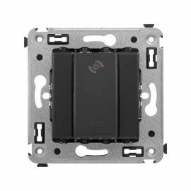 Светорегулятор (диммер) 3-220 Вт/ВА, для LED 3-120 Вт/ВА
Avanti,  клавишный,  с возможностью управления с 2-х мест,  лампы накаливания и галогенные 220В (R),  лампы с индукционным (обмоточным) трансформ.(L),  лампы с электронным (емкостным) трансформ.(C),  диммируемые лампы LED 220В (LEDi тип L),  диммируемые лампы LED 220В (LEDi тип C),   цвет - черный матовый,  пластмасса,  4412343DKC,  DKC_4412343,  DKC
 - PULSAL.RU