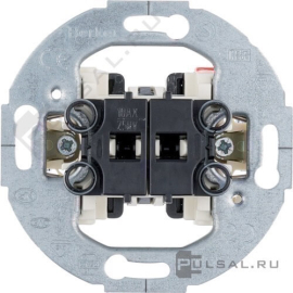 Выключатель
R.Classic,  двухклавишный,  без подсветки,  с возможностью подсветки,  303501,  3035 01,  Berker
 - PULSAL.RU